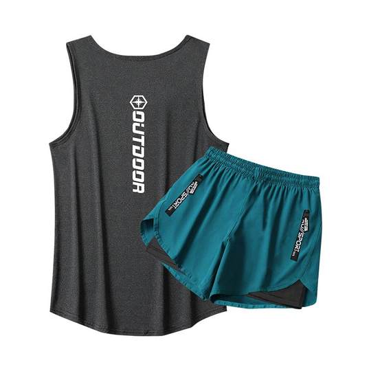 Herren-Badeanzug, lockerer, doppellagiger Hot-Spring-Anzug