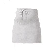 Maternity wear 2024 new drawstring hip skirt autumn belly support A-line anti-exposure slimming sports short skirt
