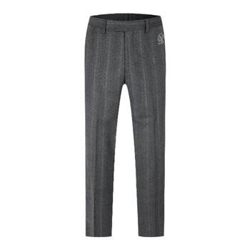 Cnc men's outlet men's light luxury business casual suit pants spring and autumn fashion wool blended suit pants