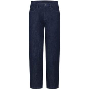 [Sanded] Navigare Italian mini sailing blue jeans ຜູ້ຊາຍດູໃບໄມ້ລົ່ນແລະລະດູຫນາວກາງເກງຂາກວ້າງໃຫມ່