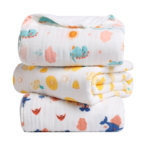Clean Liya Baby Gauze Bath Towels 2 Strips Pure Cotton Baby Bath Towel Newborn Full Cotton Bag by Flagship Store
