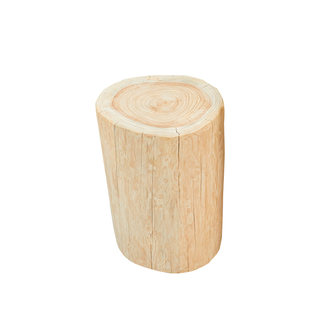 Wooden pier wooden pile logs solid wood pile clothing shop tree pier, a few wooden pier bases, the original wooden pier sitting stool