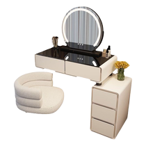 Senzongs new bedroom dressing table dressing table real slate integrated dressing table modern bedside table small apartment simple