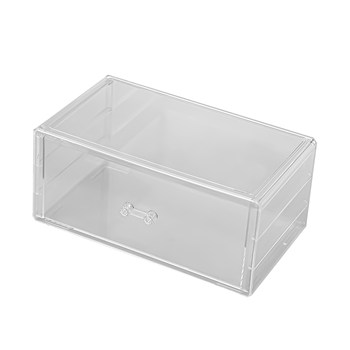 Desktop transparent mask storage box acrylic large capacity