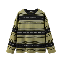 Balabala Autumn Boys Long Sleeve T-Shirts Childrens Tops New Childrens Clothing Medium and Large Childrens Contrast Color College Style