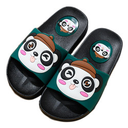 Children's slippers Xia Girls' indoor bathroom non -slip cute cartoon boy supported shoes children cold slippers