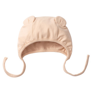 Baby hat autumn and winter pure cotton ear protection hat