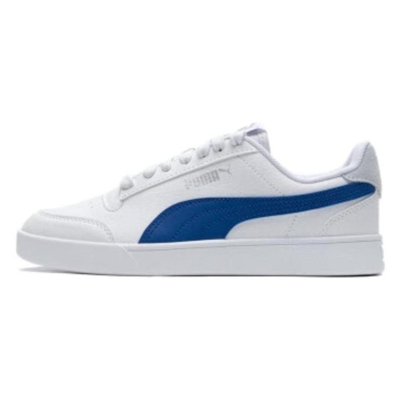 Puma/彪马Shuffle 防滑透气 低帮 板鞋 男女同款 白蓝309668-32
