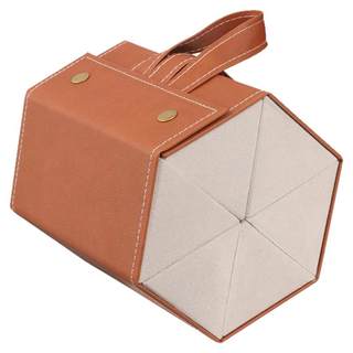 皮质多格眼镜盒超轻大容量便携抗压折叠多个太阳墨镜镜盒收纳盒