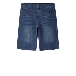 Thin denim shorts giordano cat whiskers in summer