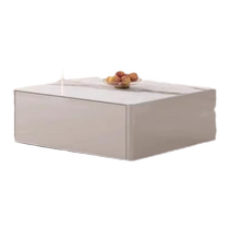 Wanyu white TV cabinet coffee table combination small apartment living room minimalist floor cabinet modern floor-standing TV cabinet
