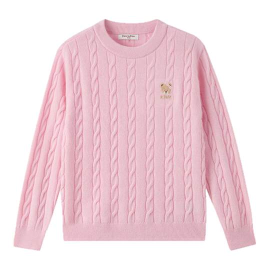 PawinPaw cartoon bear boys and girls sheep wool sweater