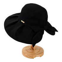 Summer womens 2024 fisherman hat early large brim sun hat beach hat niche bow foldable sun hat trend