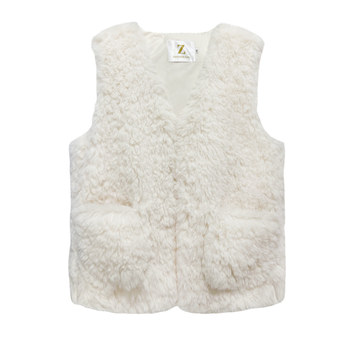 New lamb wool vest with v-neck and versatile
