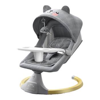 Electric baby rocking chair newborn bb baby cradle to coax baby to sleep recliner soothing chair ຕຽງ rocking ເດັກນ້ອຍ