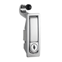 Hengzhu MS606 flat lock electric cabinet lock industrial electrical lock distribution cabinet lock zinc alloy push-type electric box lock