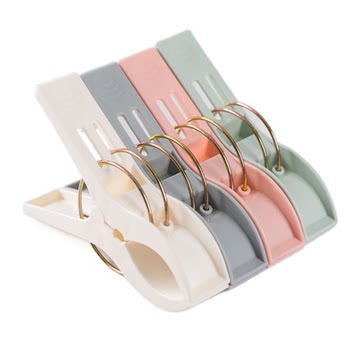 Clip clothes drying rack clothes drying quilt large windproof clip to fix clothes plastic small clothes drying clothespin