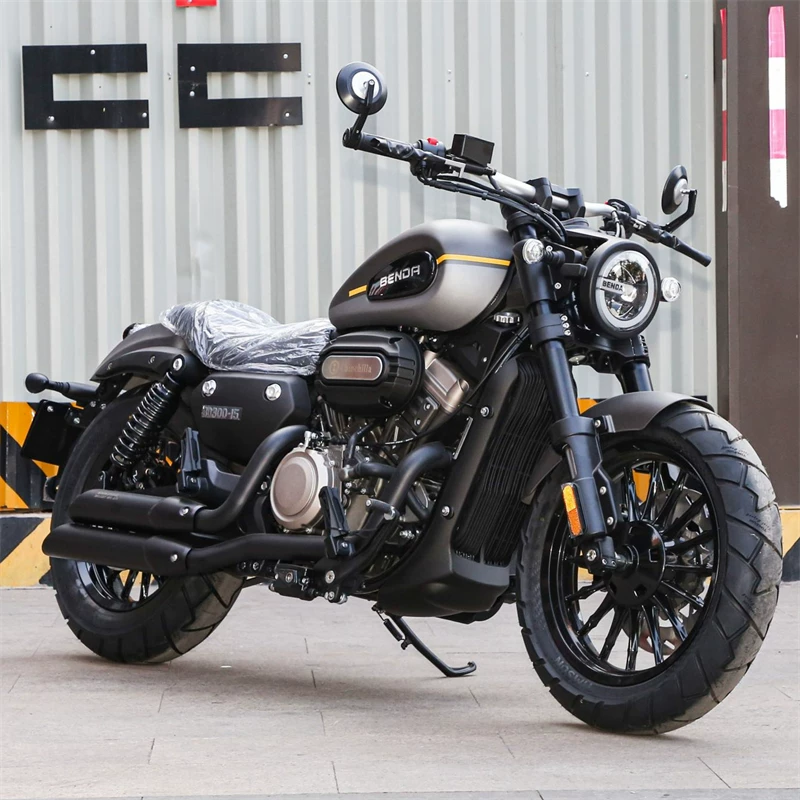 Новый Benda Chinchilla 300V двойной цилиндр водяного охлаждения Harley мотоцикл для мужской поездки ретро круиз мотоцикл