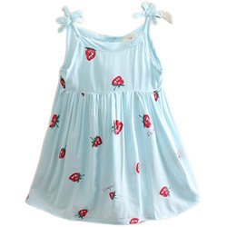 ເດັກຍິງ suspender skirt summer ພາກບາງ 2024 ຮູບແບບໃຫມ່ຂອງເດັກນ້ອຍເຄື່ອງນຸ່ງເດັກນ້ອຍ summer Princess dress qz-1937