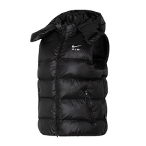 Nike Nike hooded cotton vest mens top outdoor windproof jacket vest sleeveless sportswear FB7374