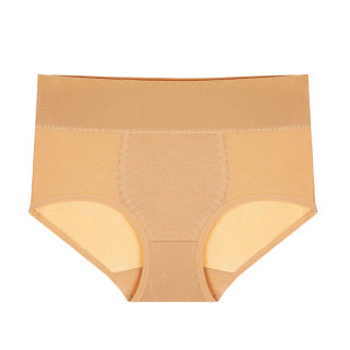 Pure cotton women's underwear, belly-lifting buttocks, mid-waist briefs