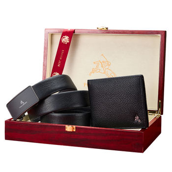 Paul men's genuine leather belt men's wallet for husband