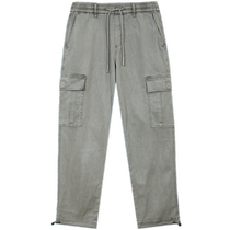 Jack Jones Autumn Trendy and Comfortable Mens Casual Pants Wide Leg Pants Velcro Pocket Jeans Mens Clothing