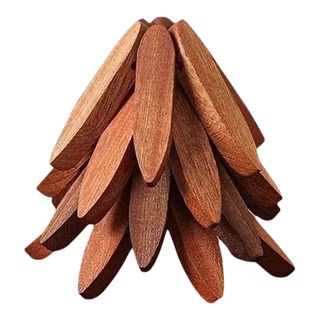 Solid wood one tree heat insulation mat dining table mat creative household