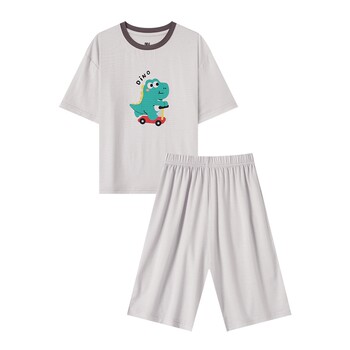 Duojia boys' home clothes set summer pajamas