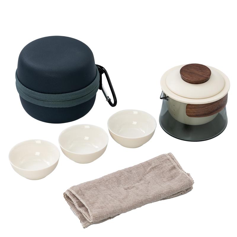 Fashionable and convenient travel tea set Shi'anzhai unique design