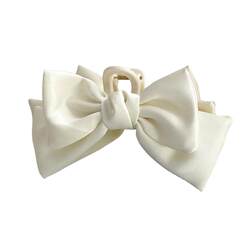 Black double -sided bow grabbing hair accessories princess hair clip female back head head big shark clip headwear hair card