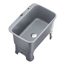 Accueil Mop Bucket Rectangulaire Drainage automatique Moins Balcony Mop Mobile Mop Pool Toilet Wash Mop Mopping Bucket