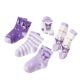 Autumn and winter children's socks for girls, autumn and winter cartoon mid-calf socks for girls, Kuromi children's socks for girls, cute baby lace