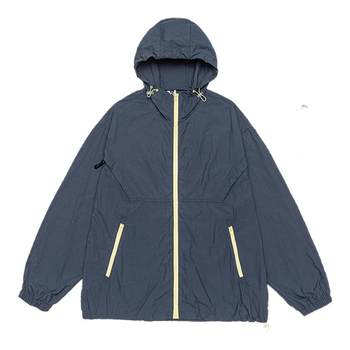 Gogosoon summer new hooded sunscreen suit for boys can store 2025 outdoor versatile zipper trendy brand jacket