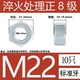 M22=10 шт. (закаленный позитивный цинк-бело-синий 8-й степени)
