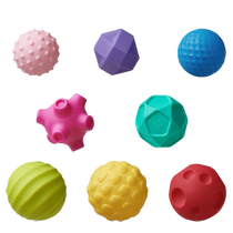 (Self-Employed) Babycare Baby Hand Grip Ball Sensation Training Ball Puzzle Grip Touch Toy Touch Texture Texture