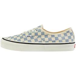 Vans ຢ່າງເປັນທາງການ ເກີບເກີບຜ້າໃບ Anaheim ສີຟ້າແທ້ຈິງນົມ checkerboard