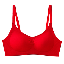 Cat peoples zodiac year red underwear for women with small breasts gathered to look bigger wedding bride panties and socks set sexy bra