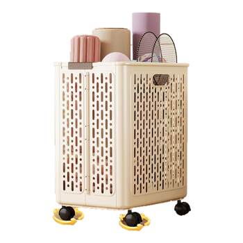 Yoga mat storage basket household sports tools basketball sports goods storage artifact fitness equipment storage rack