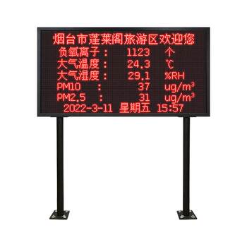 Smart negative oxygen ion high-precision scenic spot air quality