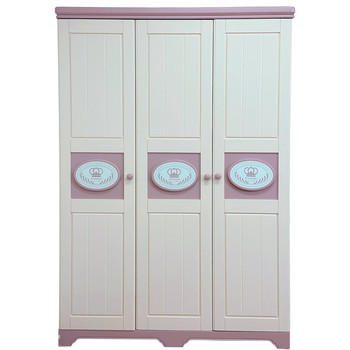 Large solid wood planks with cream style princess style wardrobe