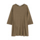 MOERSHOP ເສື້ອຍືດແຂນຍາວສາມສ່ວນ mulberry