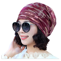 Hats for women Korean version versatile spring and autumn turban hat turban hat breathable comfortable thin simple western style fashionable pile hat