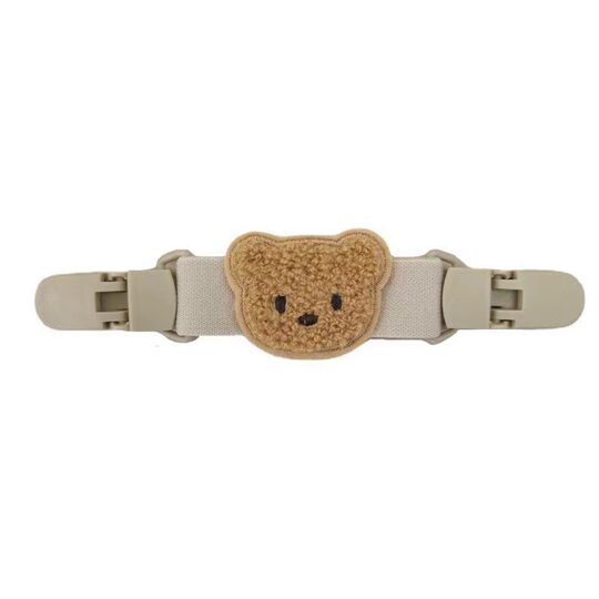 Bear strap clip anti-slip shoulder clip artifact mouth towel clip