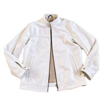 High-end soft calfskin motorcycle jersey