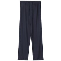 Embrys IVU new product mens elastic drawstring ice silk pajama pants summer loose home trousers UL00127