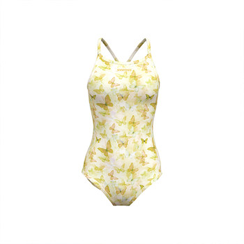 Swans little butterfly women's swimsuit racing new one-piece triangle swimming pool training special hot spring swimsuit