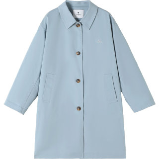 Navigare意大利小帆船童装女童风衣2025年春秋新款儿童中长款外套