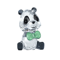 (Self-operated) Swarovski BABY ANIMALS panda plushy ornaments