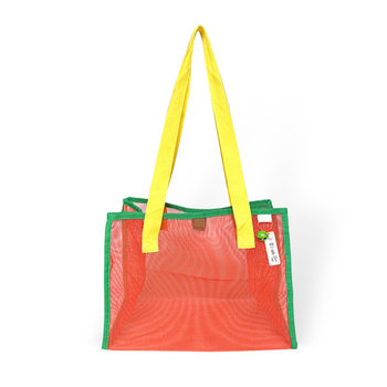 Shanpeng 2023 zhejiang color blocking net pack beach pack color blocking